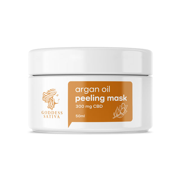 CBD Argan Facial Peeling Mask Goddess Sativa