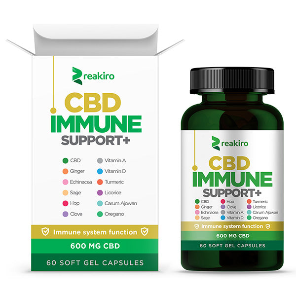 CBD Capsules Immune Support Reakiro